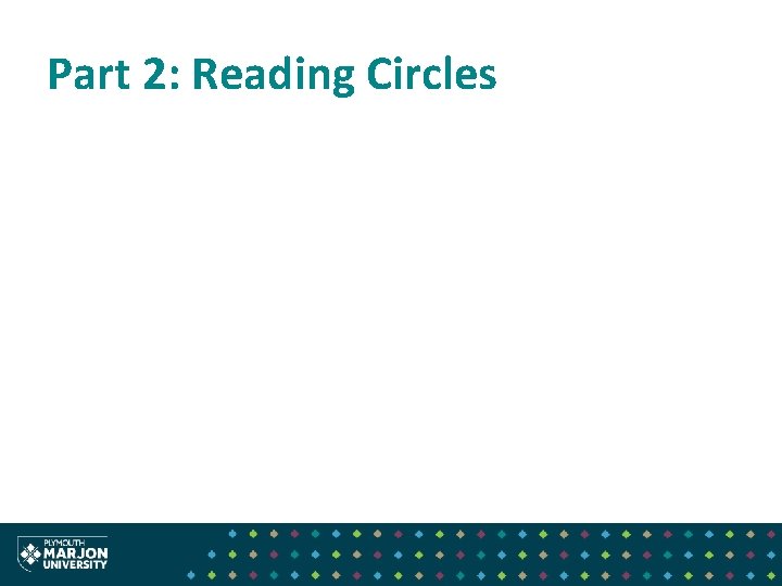 Part 2: Reading Circles 