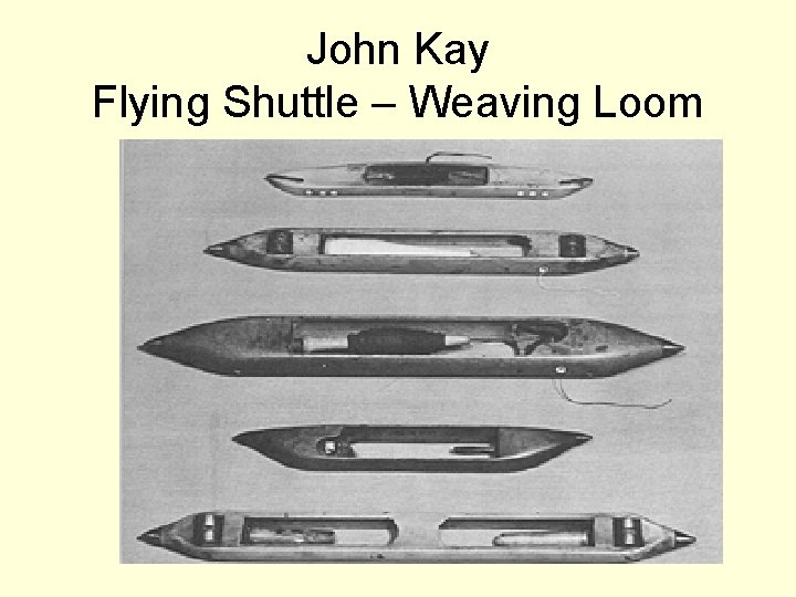 John Kay Flying Shuttle – Weaving Loom 