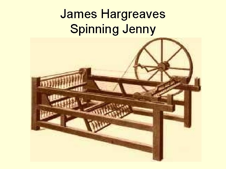 James Hargreaves Spinning Jenny 