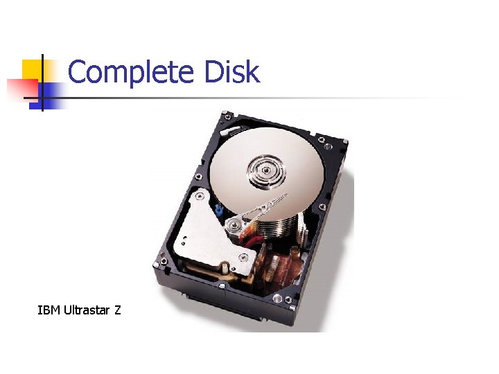 Complete Disk IBM Ultrastar Z 