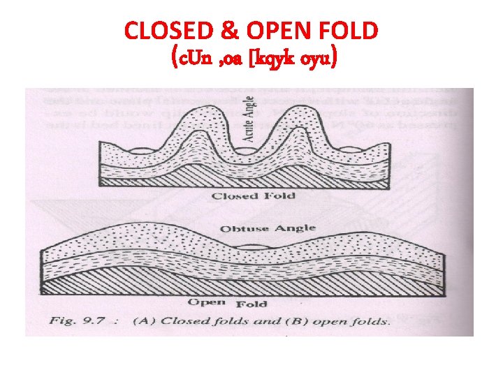 CLOSED & OPEN FOLD (c. Un , oa [kqyk oyu) 