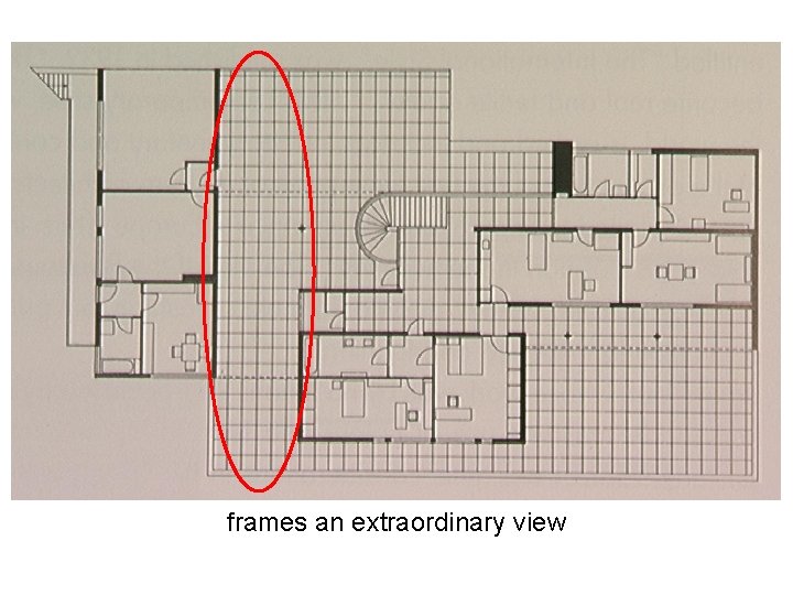 frames an extraordinary view 