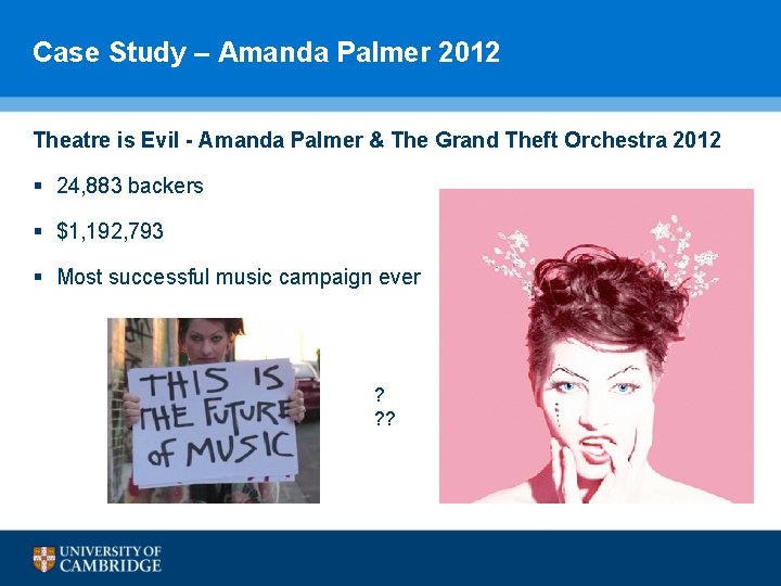 Case Study – Amanda Palmer 2012 Theatre is Evil - Amanda Palmer & The Case Study – Amanda Palmer 2012 Theatre is Evil - Amanda Palmer & The