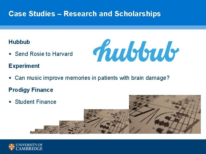 Case Studies – Research and Scholarships Hubbub § Send Rosie to Harvard Experiment § Case Studies – Research and Scholarships Hubbub § Send Rosie to Harvard Experiment §