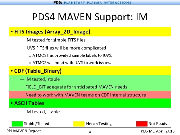 PDS 4 MAVEN Support: IM • FITS Images (Array_2 D_Image) — IM tested for PDS 4 MAVEN Support: IM • FITS Images (Array_2 D_Image) — IM tested for