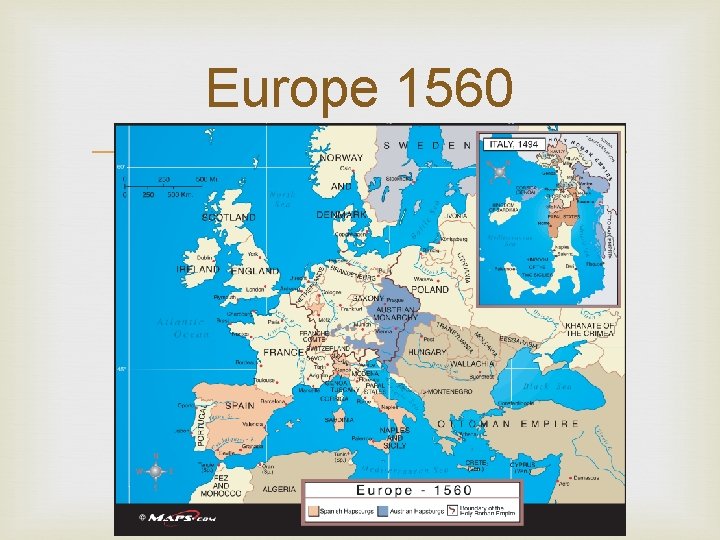 Europe 1560 