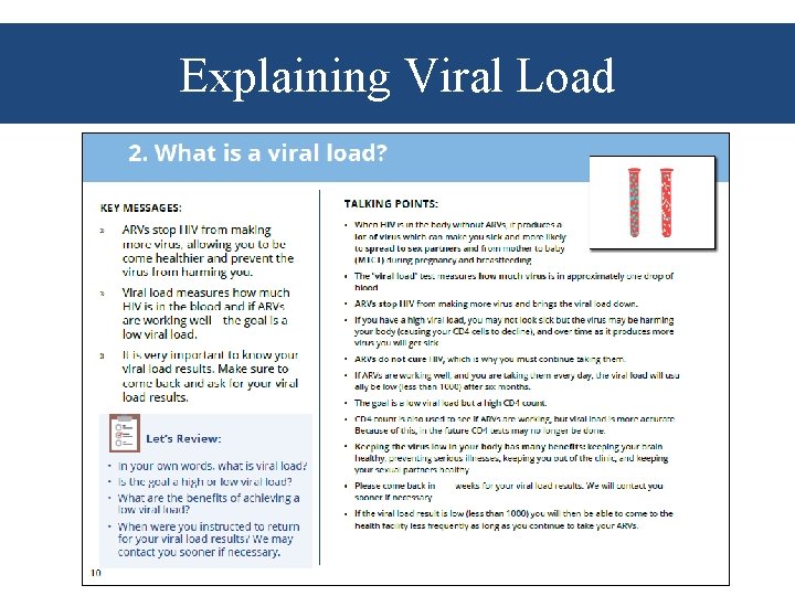 Explaining Viral Load 