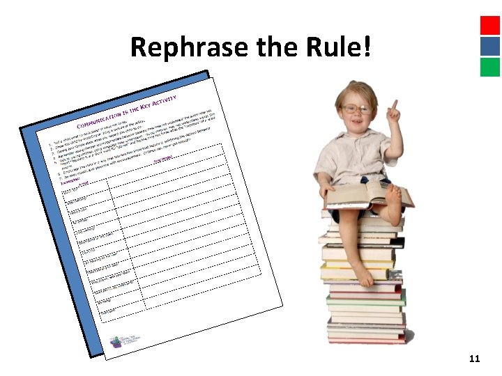 Rephrase the Rule! 11 