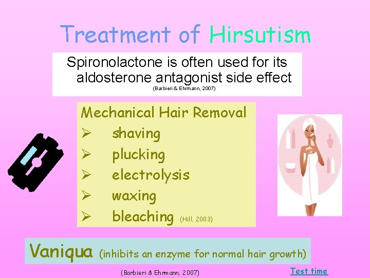 Treatment of Hirsutism Spironolactone is often used for its aldosterone antagonist side effect (Barbieri Treatment of Hirsutism Spironolactone is often used for its aldosterone antagonist side effect (Barbieri