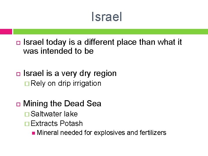 Israel today is a different place than what it was intended to be Israel