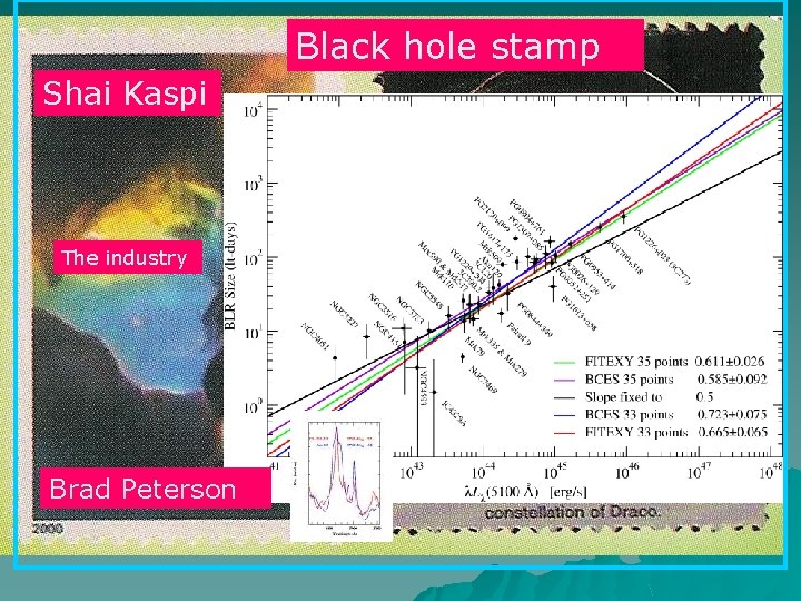 Black hole stamp Shai Kaspi The industry Brad Peterson 