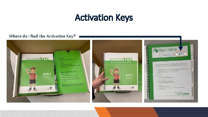 Activation Keys Where do I find the Activation Key? ABCD 123 