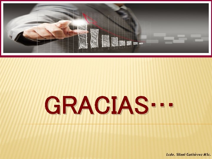 GRACIAS… Lcda. Sileni Gutiérrez MSc. 