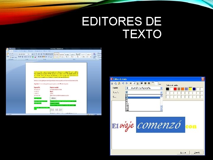 EDITORES DE TEXTO 