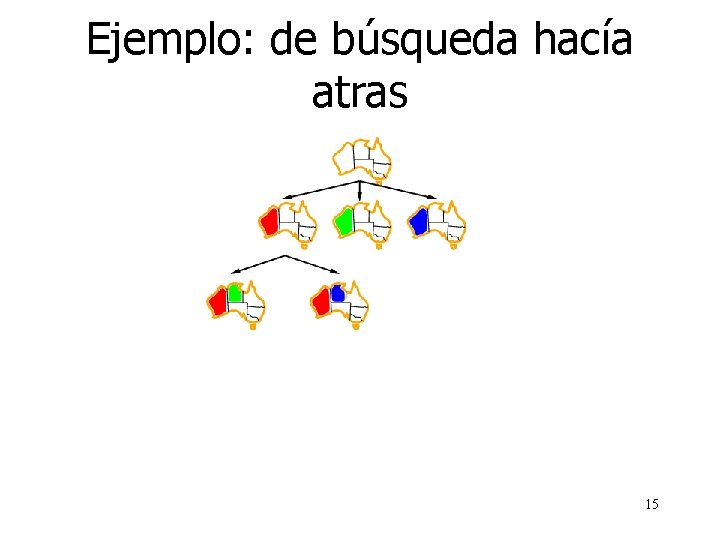 Ejemplo: de búsqueda hacía atras 15 