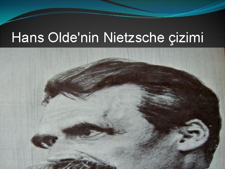 Hans Olde'nin Nietzsche çizimi 