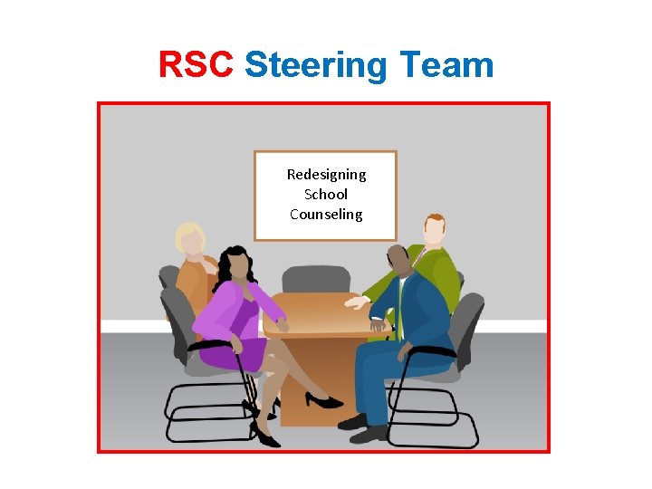 RSC Steering Team Redesigning School Counseling 