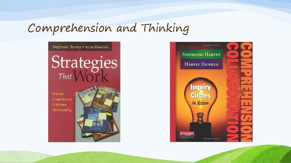 Comprehension and Thinking 