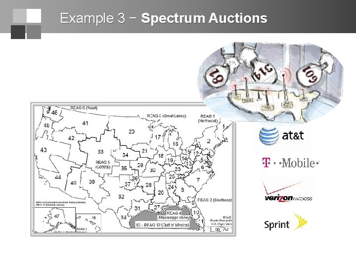 Example 3 − Spectrum Auctions 