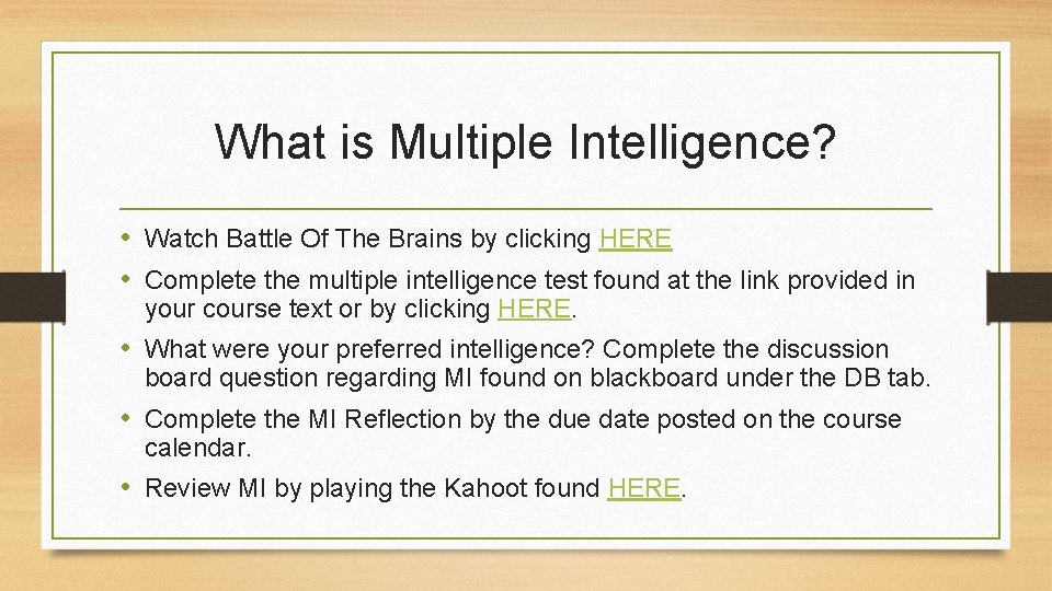 What is Multiple Intelligence? • Watch Battle Of The Brains by clicking HERE •