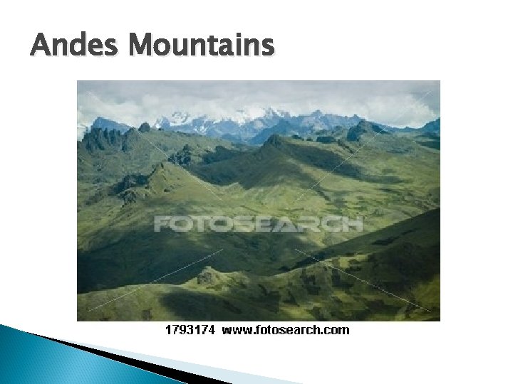 Andes Mountains 