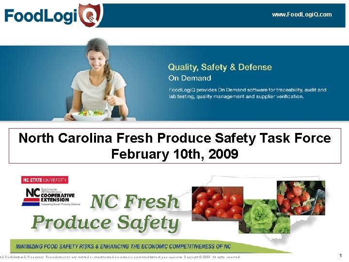 www. Food. Logi. Q. com North Carolina Fresh Produce Safety Task Force February 10