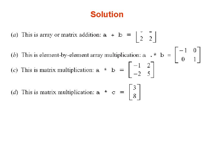 Solution Solution