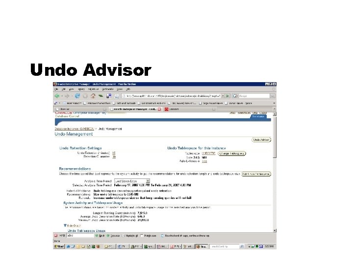 Undo Advisor 