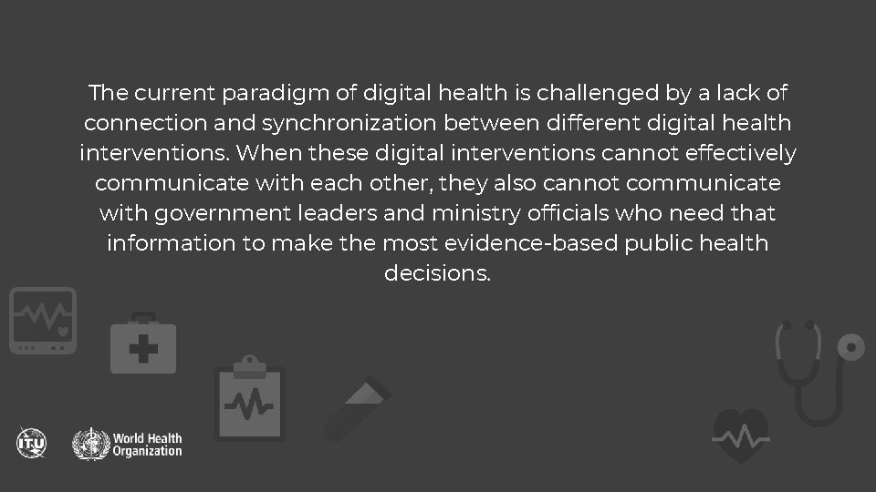 The current paradigm of digital health is challenged by a lack of connection and The current paradigm of digital health is challenged by a lack of connection and