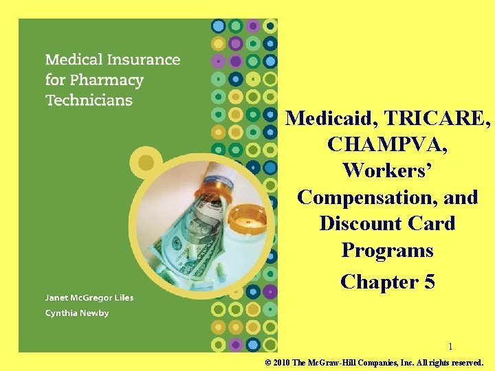 Medicaid, TRICARE, CHAMPVA, Workers’ Compensation, and Discount Card Programs Chapter 5 1 © 2010