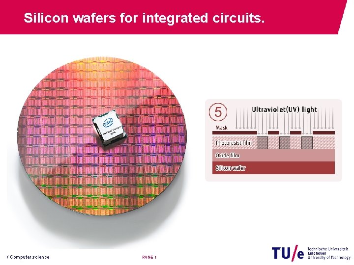 Silicon wafers for integrated circuits. / Computer science PAGE 1 
