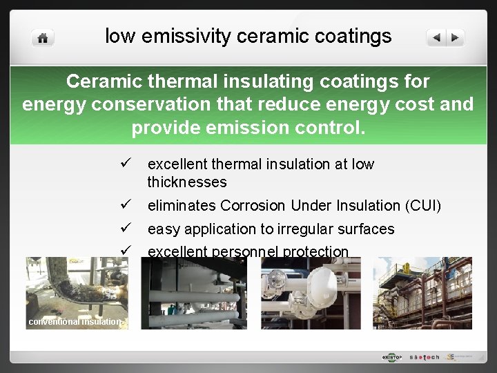 low emissivity ceramic coatings Ceramic thermal insulating coatings for energy conservation that reduce energy