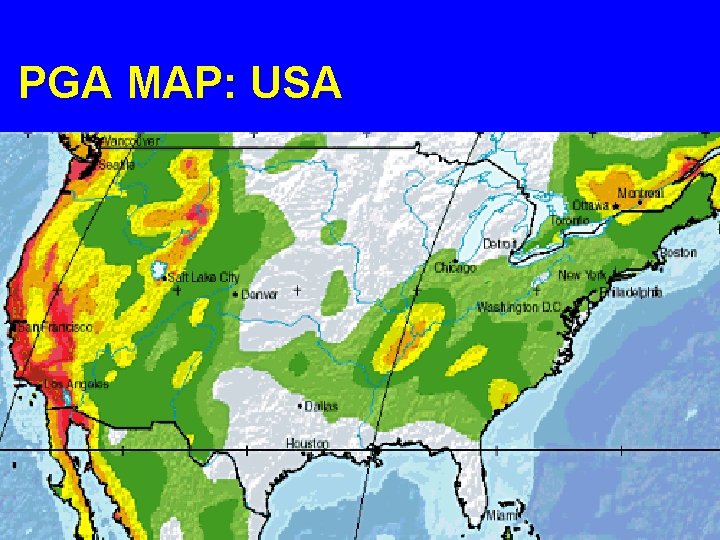 PGA MAP: USA 