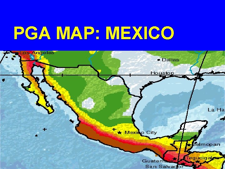 PGA MAP: MEXICO 