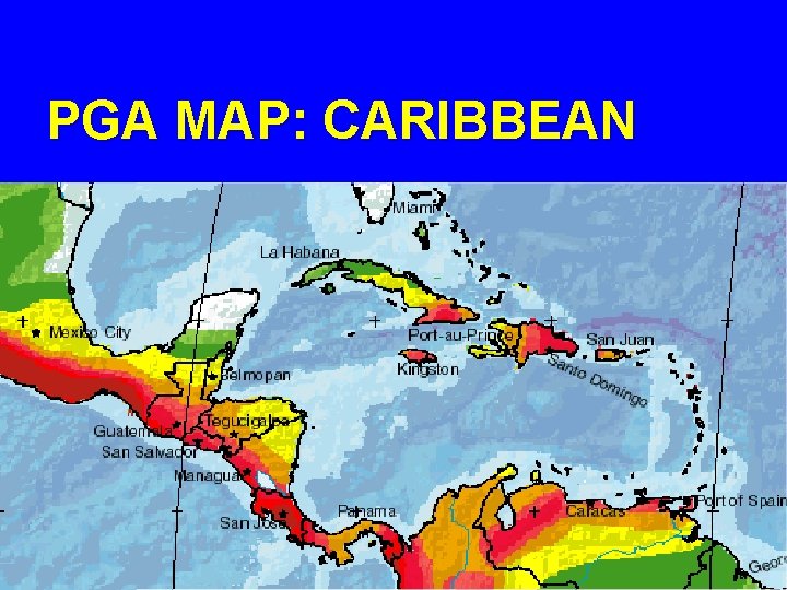 PGA MAP: CARIBBEAN 