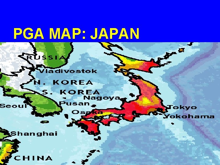 PGA MAP: JAPAN 