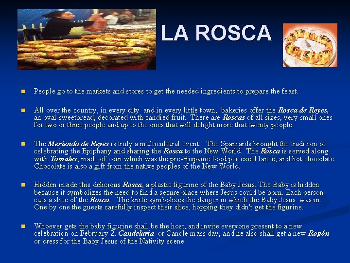 LA ROSCA n People go to the markets and stores to get the needed