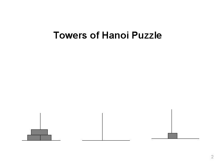 Towers of Hanoi Puzzle 2 