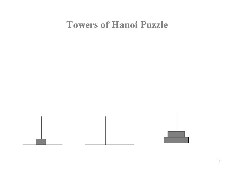 Towers of Hanoi Puzzle 7 