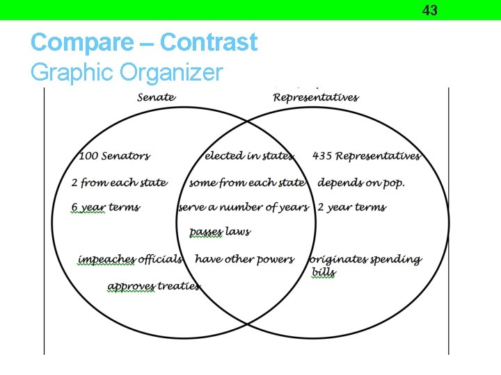 43 Compare – Contrast Graphic Organizer 