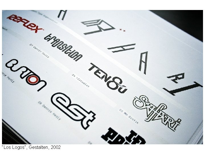 Logotype “Los Logos”, Gestalten, 2002 