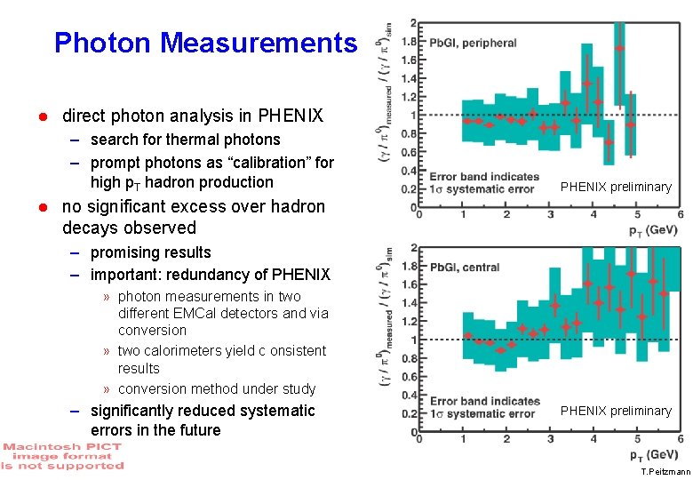 Photon Measurements direct photon analysis in PHENIX – search for thermal photons – prompt