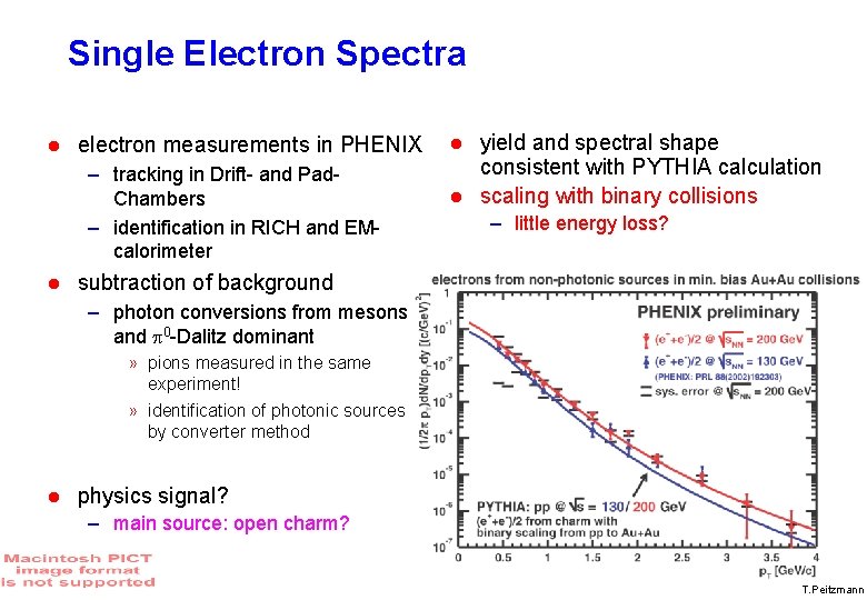 Single Electron Spectra electron measurements in PHENIX – tracking in Drift- and Pad. Chambers
