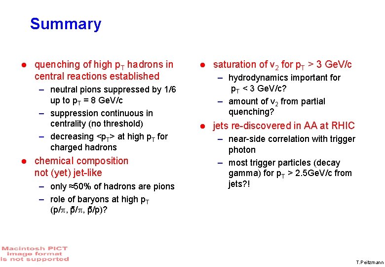 Summary quenching of high p. T hadrons in central reactions established – neutral pions