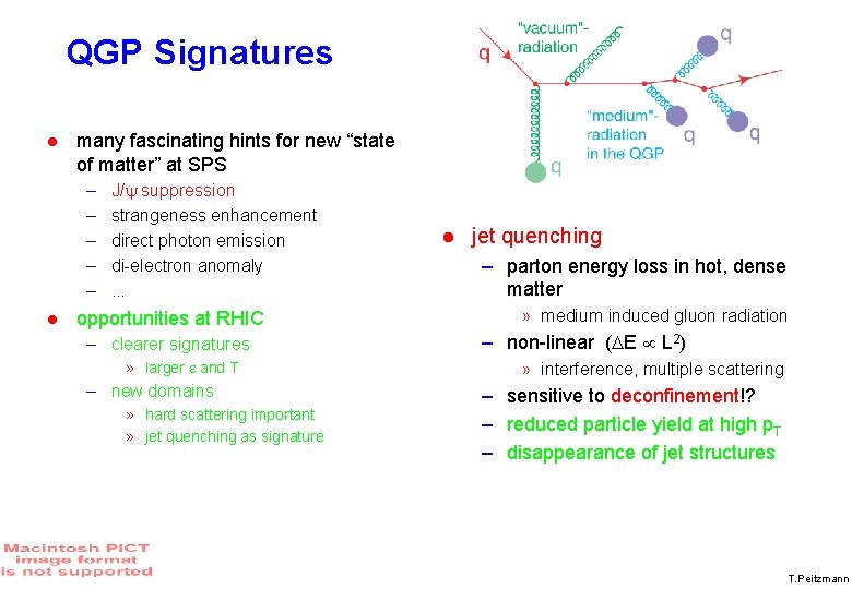 QGP Signatures many fascinating hints for new “state of matter” at SPS – –