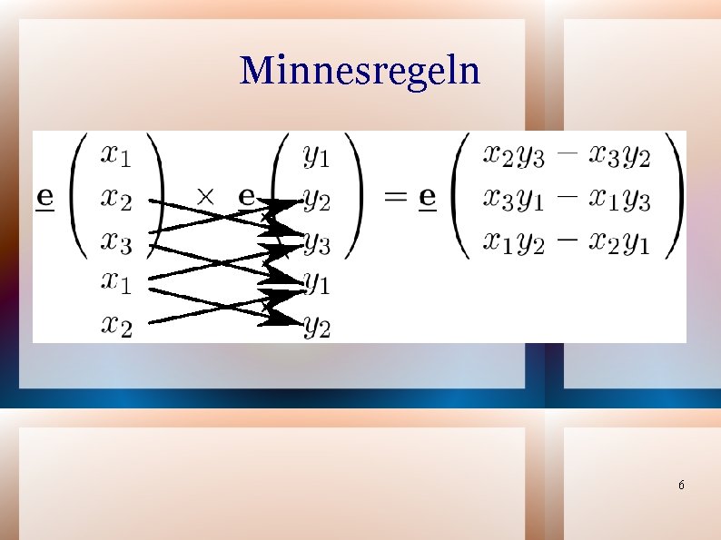Minnesregeln 6 Minnesregeln 6