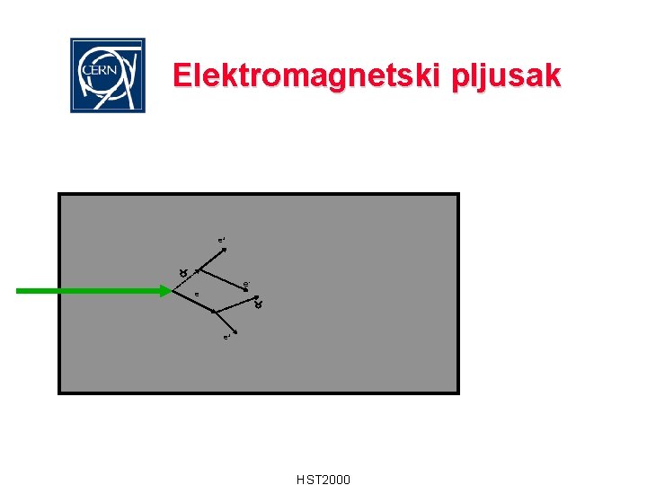 Elektromagnetski pljusak e+ ee e+ HST 2000 