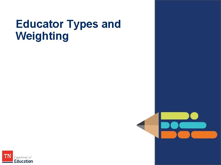 Educator Types and Weighting Educator Types and Weighting