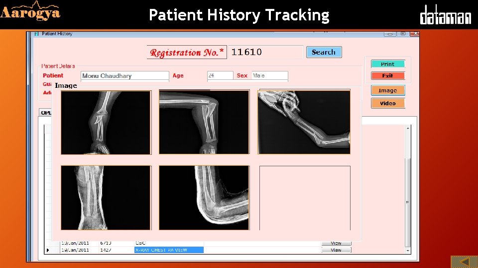 Patient History Tracking 