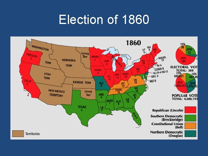 Election of 1860 Election of 1860